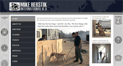 Desktop Screenshot of detectiondogs.com